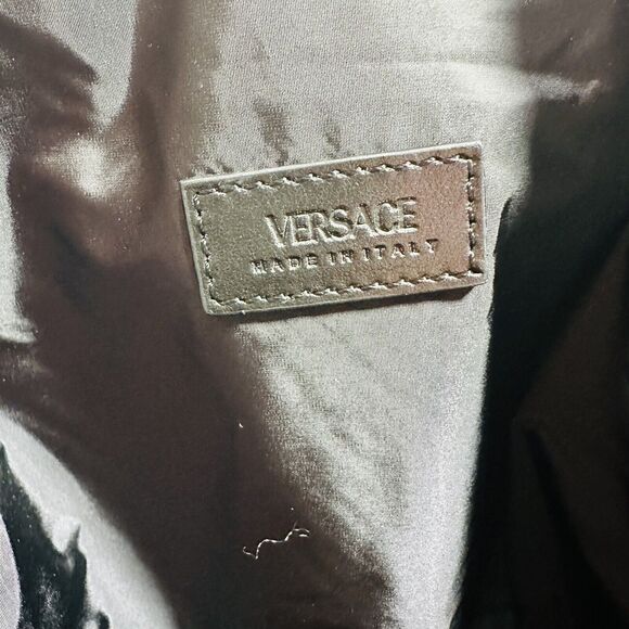 NWT Versace La Medusa Palazzo Black Nylon Large Backpack Bag $1450 - Picture 13 of 15